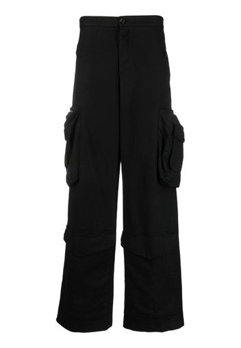 Winnie NY wide-leg cargo trousers - Nero