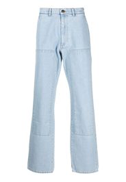 Winnie NY patch-detail bootcut jeans - Blu
