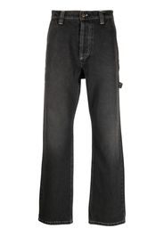 Winnie NY logo-patch regular jeans - Nero