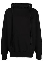 Winnie NY long-sleeve cotton hoodie - Nero