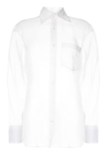 WOERA Camicia semi trasparente - Bianco