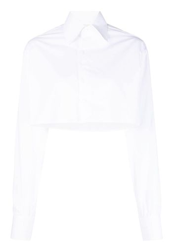 WOERA Camicia crop - Bianco