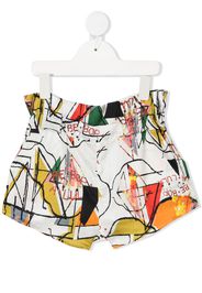 Wolf & Rita Shorts con stampa - Bianco