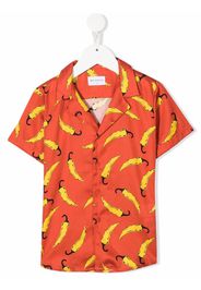 Wolf & Rita chilli-motif cotton shirt - Rosso