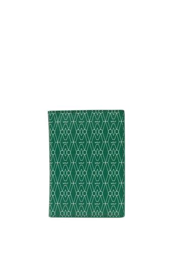 WOLF logo print bi-fold cardholder - Verde