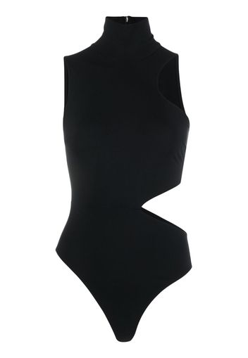 Wolford Body a collo alto con dettaglio cut-out - Nero