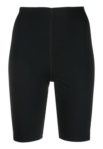 Wolford Shorts biker a vita alta - Nero