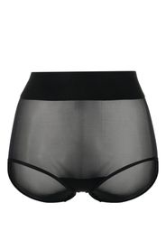 Wolford semi-sheer elasticated briefs - Nero