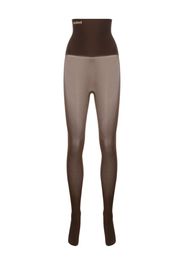 Wolford Fatal high-waisted tights - Marrone