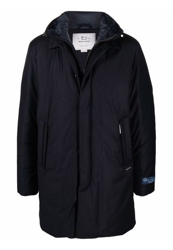 Woolrich Luxury hooded coat - Blu