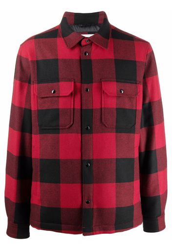 Woolrich plaid-check padded jacket - Rosso