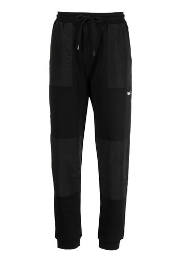 Woolrich mix media track trousers - Nero