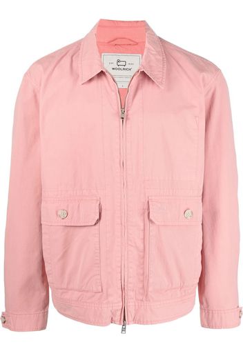 Woolrich zip-up bomber jacket - Rosa