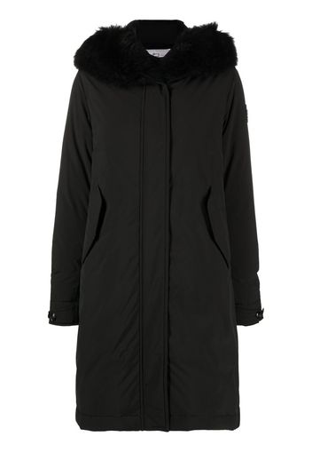 Woolrich Keystone hooded parka coat - Nero