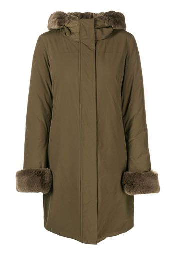 Woolrich Parka con bordi a contrasto - Verde