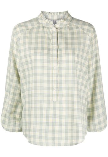 Woolrich checked cotton blouse - Verde