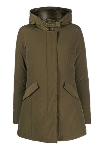 Woolrich hooded coat - Verde