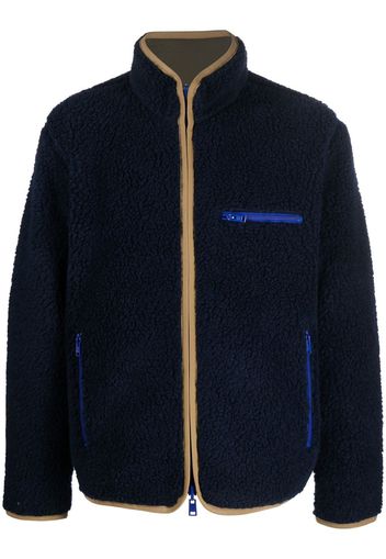 Woolrich reversible curly-fleece jacket - Blu