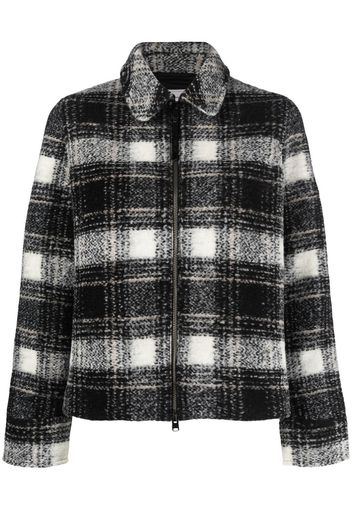 Woolrich check-pattern shirt jacket - Nero