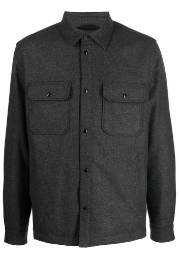 Woolrich long-sleeve shirt jacket - Grigio