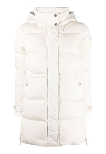 Woolrich Alsea feather-down hooded parka - Toni neutri