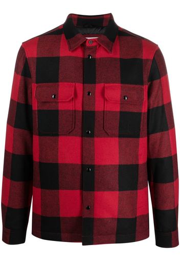 Woolrich plaid check-print shirt jacket - Rosso