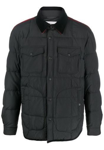 Woolrich quilted shirt jacket - Nero