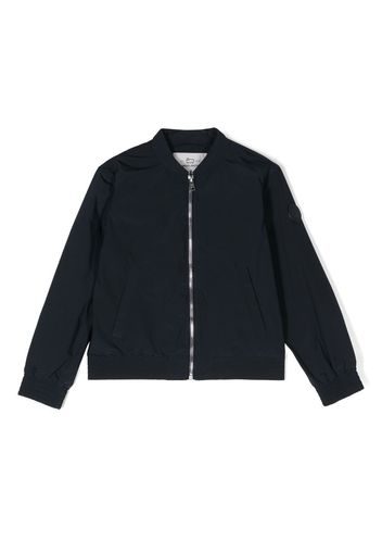 Woolrich Kids Urban zipped bomber jacket - Blu