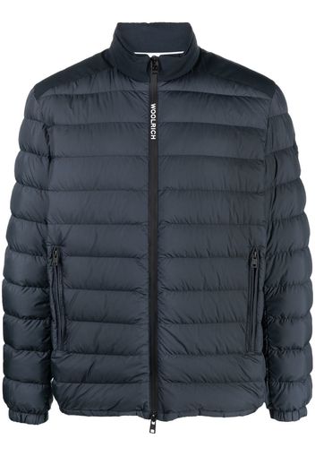 Woolrich zip-up padded down jacket - Blu