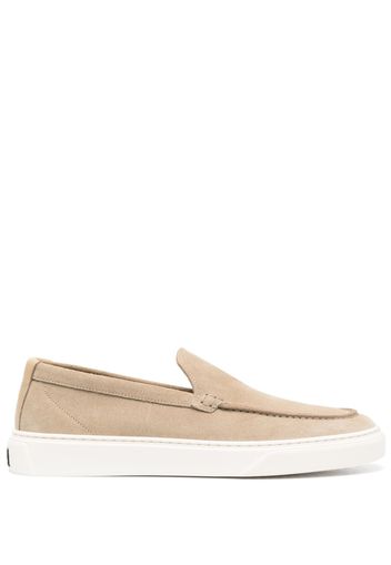 Woolrich slip-on suede boat shoes - Toni neutri