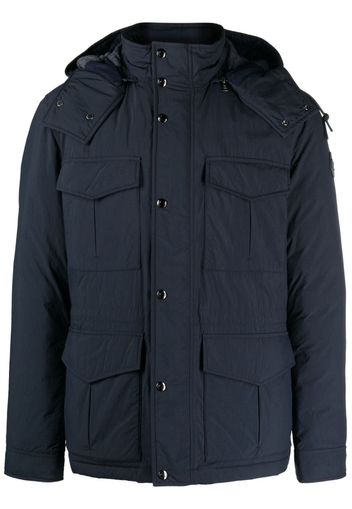 Woolrich flap-pocket padded jacket - Blu