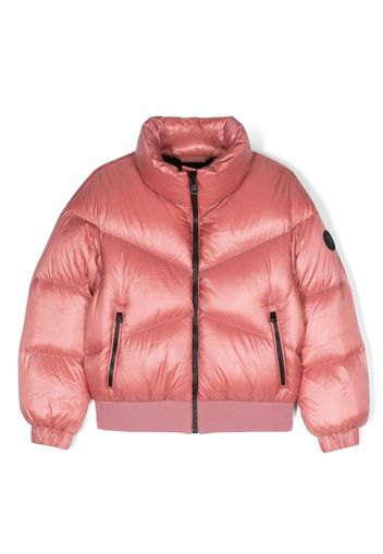 Woolrich Kids Piumino Aliquippa con zip - Rosa