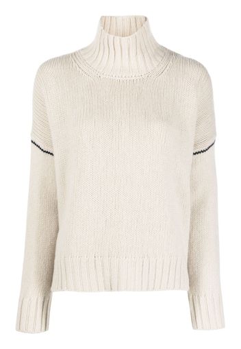 Woolrich contrasting-stitch knitted jumper - Toni neutri