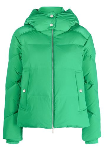 Woolrich detachable-hood padded jacket - Verde