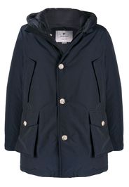 padded hooded coat