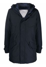 Woolrich padded zip-up hooded coat - Blu