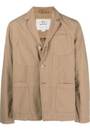 Woolrich single-breasted button blazer - Marrone