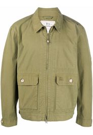 Woolrich Bomber con zip - Verde