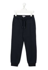 Woolrich Kids Pantaloni sportivi con ricamo - Blu