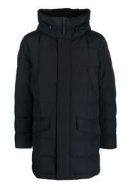 Woolrich funnel neck padded coat - Blu