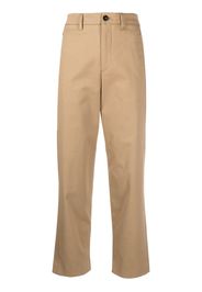 Woolrich stretch-twill trousers - Marrone