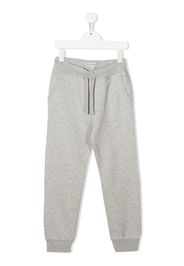 Woolrich Kids Pantaloni sportivi in cotone biologico - Grigio