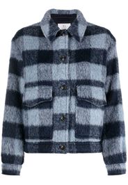 Woolrich fringed-detail button-up jacket - Blu