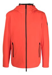 Woolrich logo-patch hooded lightweight jacket - Arancione