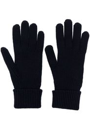 Woolrich Guanti con logo - Blu