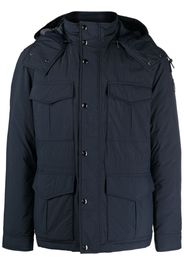 Woolrich flap-pocket padded jacket - Blu