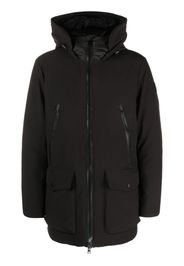 Woolrich hooded zip-up parka - Nero