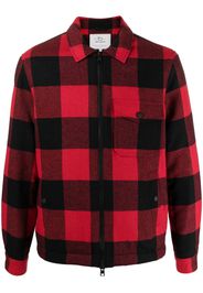 Woolrich plaid check-pattern shirt jacket - Rosso