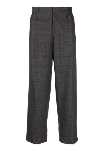 Wooyoungmi straight-leg tweed trousers - Grigio
