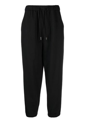 Wooyoungmi tapered drawstring track pants - Nero